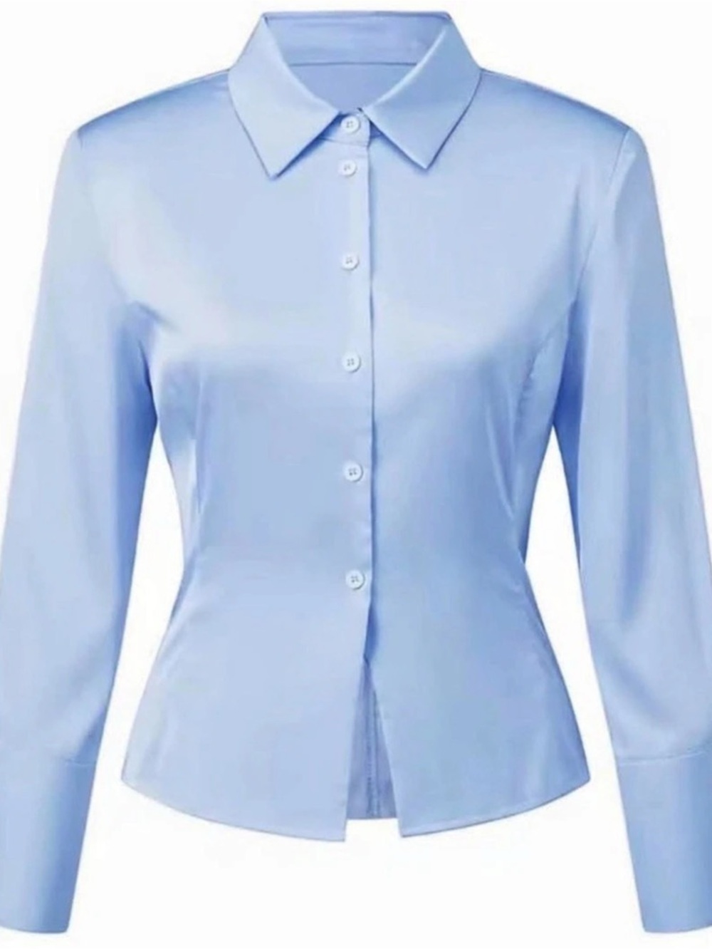 Blue Long Sleeve Button Down Shirt